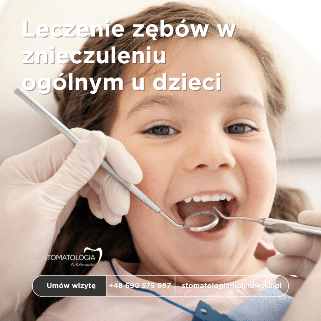 Stomatologia dziecięca Szczecin – bezpieczne leczenie w znieczuleniu ogólnym